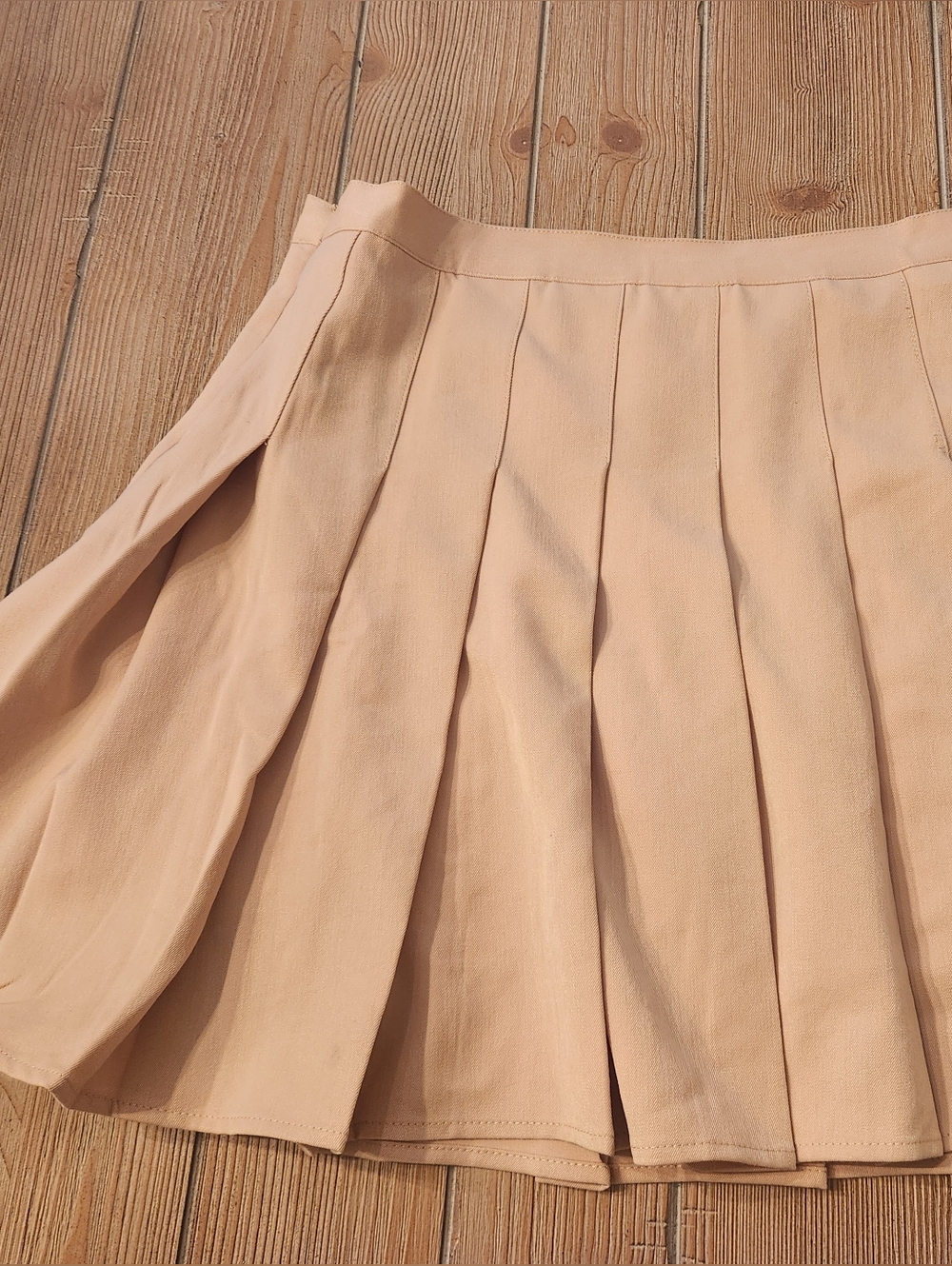 Girl's Pleated Skort - Beige NWT